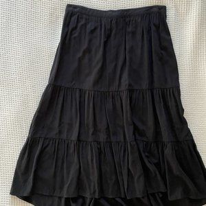 Carve Designs Black Tiered Skirt - Size Small